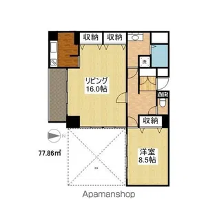丸の内TERRACE【405号室】の間取り