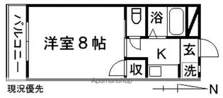 カーサクリタ【202号室】の間取り