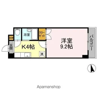 フィオーレ松山【5階】の間取り