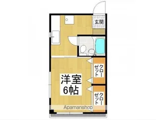 金子ハイツ【3階】の間取り