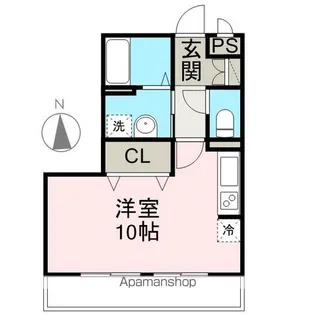 シンパティーア B【302号室】の間取り
