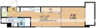 サンレムート江坂EAST【5階】の間取り