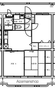 サンフラワー東町【3階】の間取り