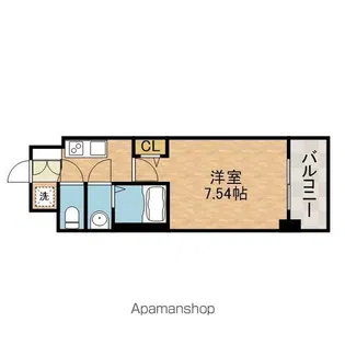 ロイス茨木奈良町【5階】の間取り