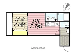 ALTO松戸【3階】の間取り