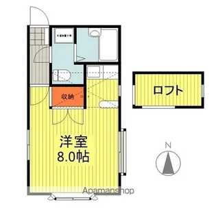 プライベートタイム【205号室】の間取り