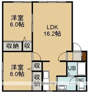 れいか美原【102号室】の間取り