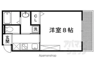 MESA VERDE 西賀茂【A205号室】の間取り