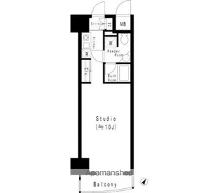 MFPR代々木タワー【4階】の間取り