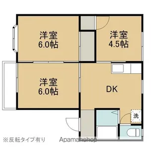 シンフォニーK2【101号室】の間取り