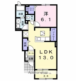 ウェストフィールド【1階】の間取り