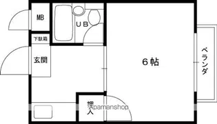 ラフィーネ津門【3階】の間取り
