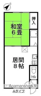 エランドールコーポ【102号室】の間取り