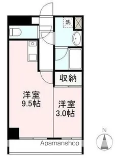 アディオ21【401号室】の間取り