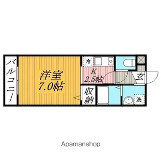 ブレスィング幕張【1階】の間取り