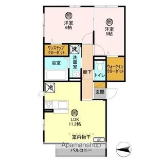 サッビア【2階】の間取り