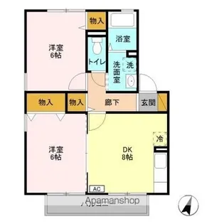 パルティール【2階】の間取り