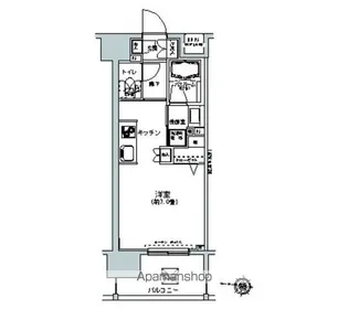 パークキューブ板橋本町【3階】の間取り