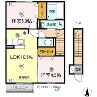 フレーズメゾン【2階】の間取り