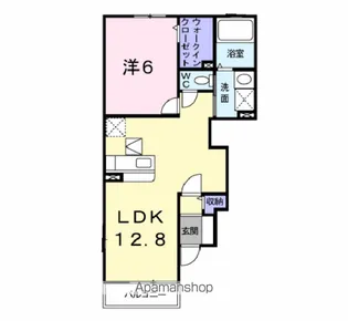 メゾンセレーノ【1階】の間取り