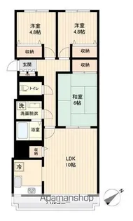 サンシティ南行徳Ⅲ【2階】の間取り
