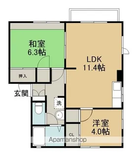 ビレッジ【2階】の間取り