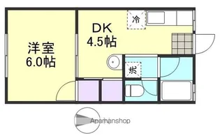サーレ松島【1階】の間取り