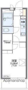 レオパレスカトルセゾン伊奈【2階】の間取り