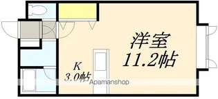 アースヒル北美原A【2階】の間取り