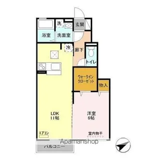 グランシャリオ B【1階】の間取り