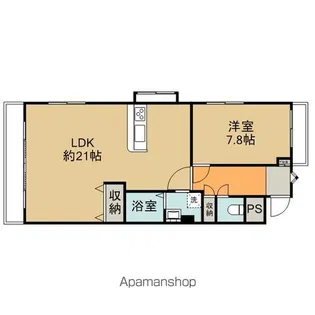 ノーブル臼井【4階】の間取り