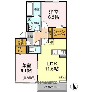 グランレジェイド【3階】の間取り