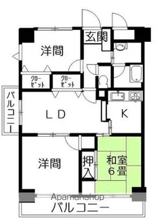 エーペックス宇多津【9階】の間取り