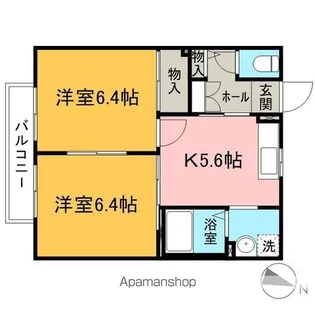 ハイツ石黒【2階】の間取り