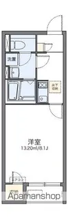 レオネクストキャプステン 大山【107号室】の間取り