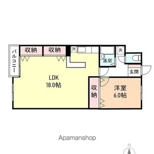 ソレイユ蓮花寺【306号室】の間取り
