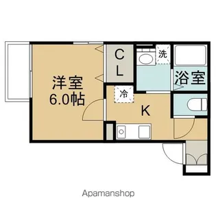 グランディール坂戸三光【1階】の間取り