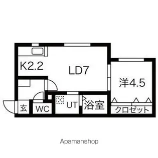 センテナリオL126【4階】の間取り