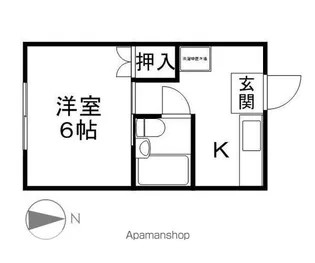 柏ハウス【1階】の間取り