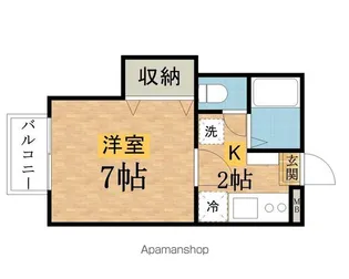 トリコロール・ベルデ【103号室】の間取り