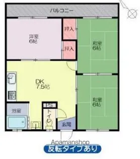 第一植野ビル【302号室号室】の間取り