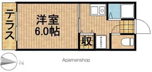 アミィエイト【1階】の間取り