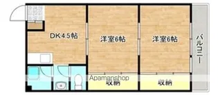 間島ハイツ【203号室】の間取り