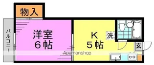 メゾンプラターヌ【2階】の間取り