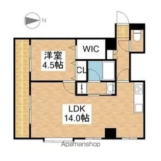 レジデンス杉村【602号室】の間取り