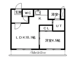 エポック南7条館【3階】の間取り