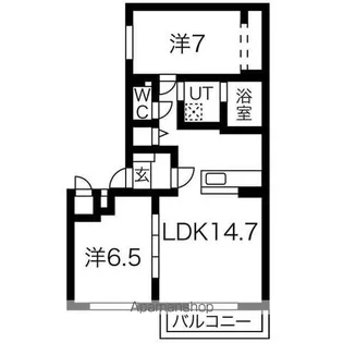 MAISON Α Ⅱ【302号室】の間取り