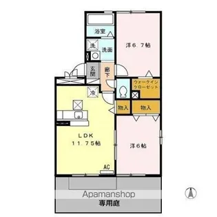 D’GRANCE(ディーグランセ)【1階】の間取り