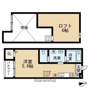 ソレイユ八千代台【2階】の間取り