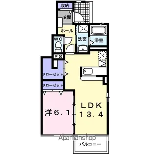サニー&リブⅡ【1階】の間取り